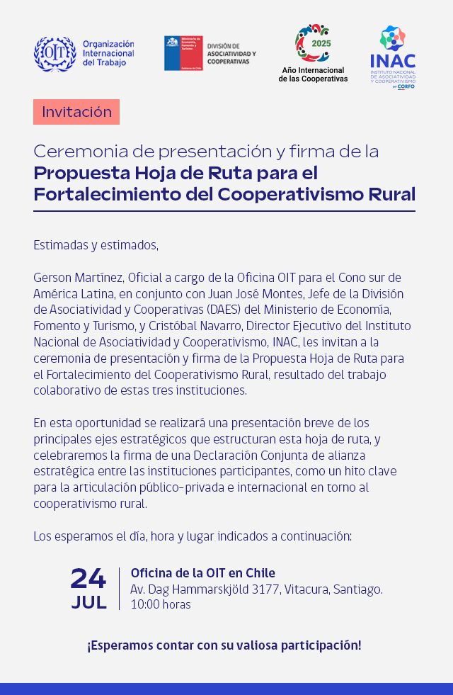 Propuesta para fomentar el cooperativismo rural en Chile