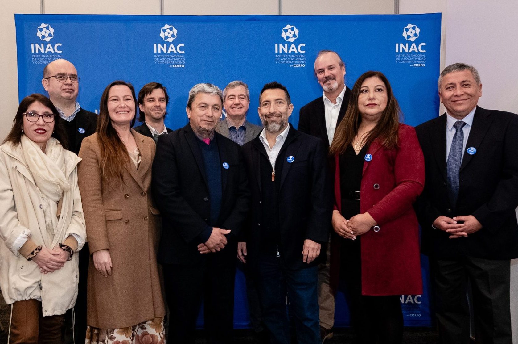 Autoridades nacionales en el lanzamiento de la Hoja de Ruta INAC