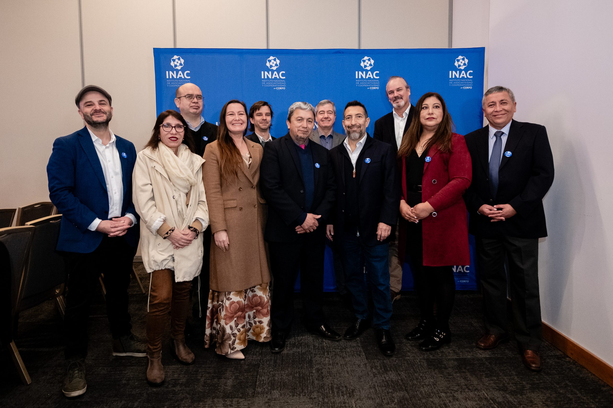 Autoridades nacionales en el lanzamiento de la Hoja de Ruta INAC